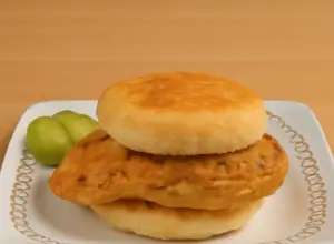 biscuit with chicken petty