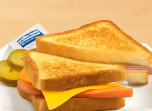 Waffle house grilled ham sandwich