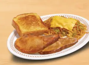 Waffle house papa joe's pork chop dinner.