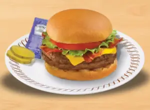 Double Angus 1/4 lbs hamburger with Bacon